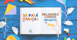 Arte ilustrativa sobre melhores livros infantis de 2022