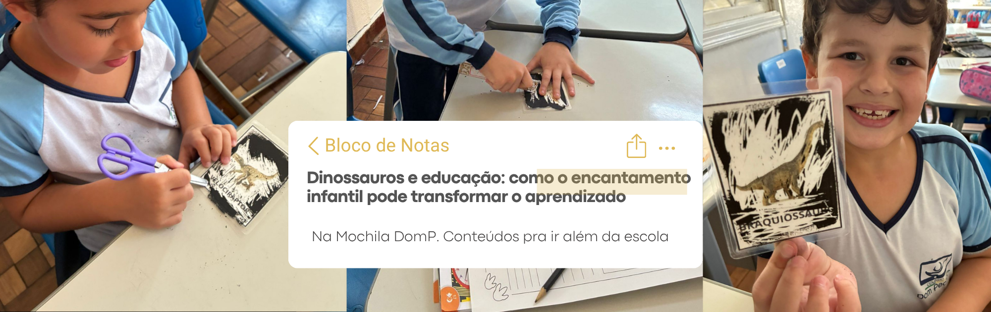 Dinossauros e educação: como o encantamento infantil pode transformar o aprendizado